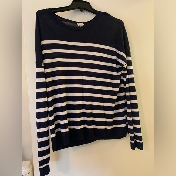 a new day Navy White Stripes Coverup Size XL - Picture 3 of 9